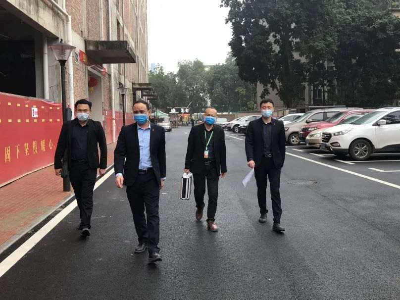 南鷹苑工地巡檢，打好復(fù)工第一戰(zhàn)